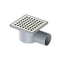 ALFOR 10X10 Ø50 YANDAN YER SİFONU ( SÜZGEÇ )