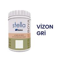 BİANCA STELLA BOYA 1LT VİZON GRİ