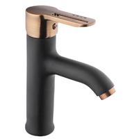 KARE KIN87021 İNCİ SİYAH-BAKIR LAVABO BATARYASI