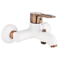 KARE KIN87034 İNCİ BEYAZ-BAKIR BANYO BATARYASI