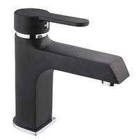 KARE KST30009-K STİL SİYAH KROM LAVABO BATARYASI