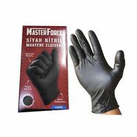 MASTER FORCE SİYAH NİTRİL MUAYENE ELDİVEN (LARGE)