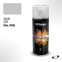 POLİSAN AKRİLİK SPREY BOYA AÇIK GRİ 400 ML RAL 7035