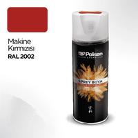 POLİSAN AKRİLİK SPREY BOYA MAKİNE KIRMIZI 400 ML RAL 2002