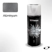 POLİSAN METALİK SPREY BOYA ALÜMİNYUM 400 ML RAL 9022