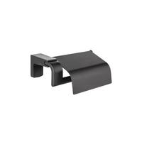 TEMA 71009-2M PREMİUM MAT SİYAH KAPAKLI TUVALET KAĞITLIĞI