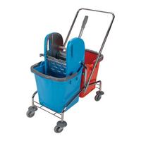 ÜÇTEM METAL TEMİZLİK ARABASI 2X25LT CK752