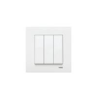 VİKO KARRE BEYAZ ÜÇLÜ ANAHTAR 90967068