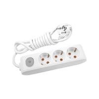 VİKO ÜÇLÜ 5MT ANAHTARLI TOPRAKLI PRİZ Ç.K MULTİLET UZATMA KABLOSU 90117305